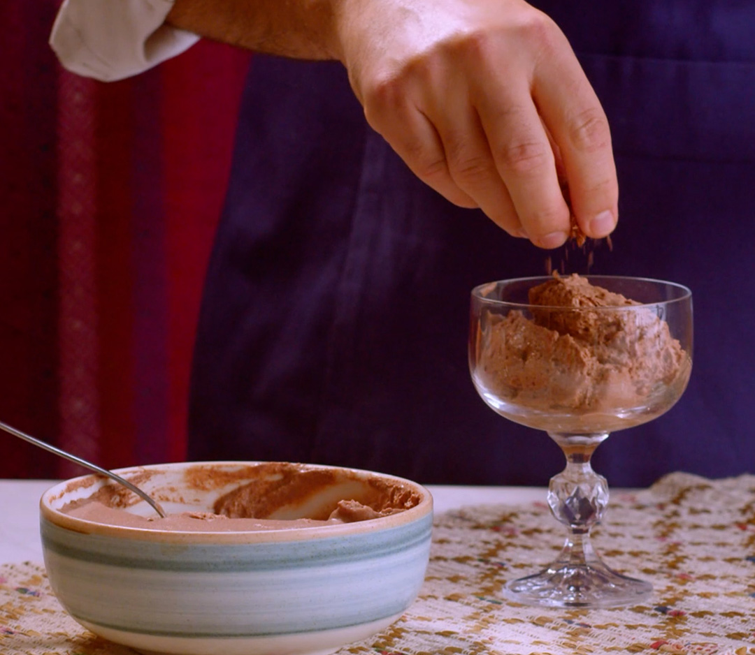 Mousse Aerado de Chocolate Sem Lactose